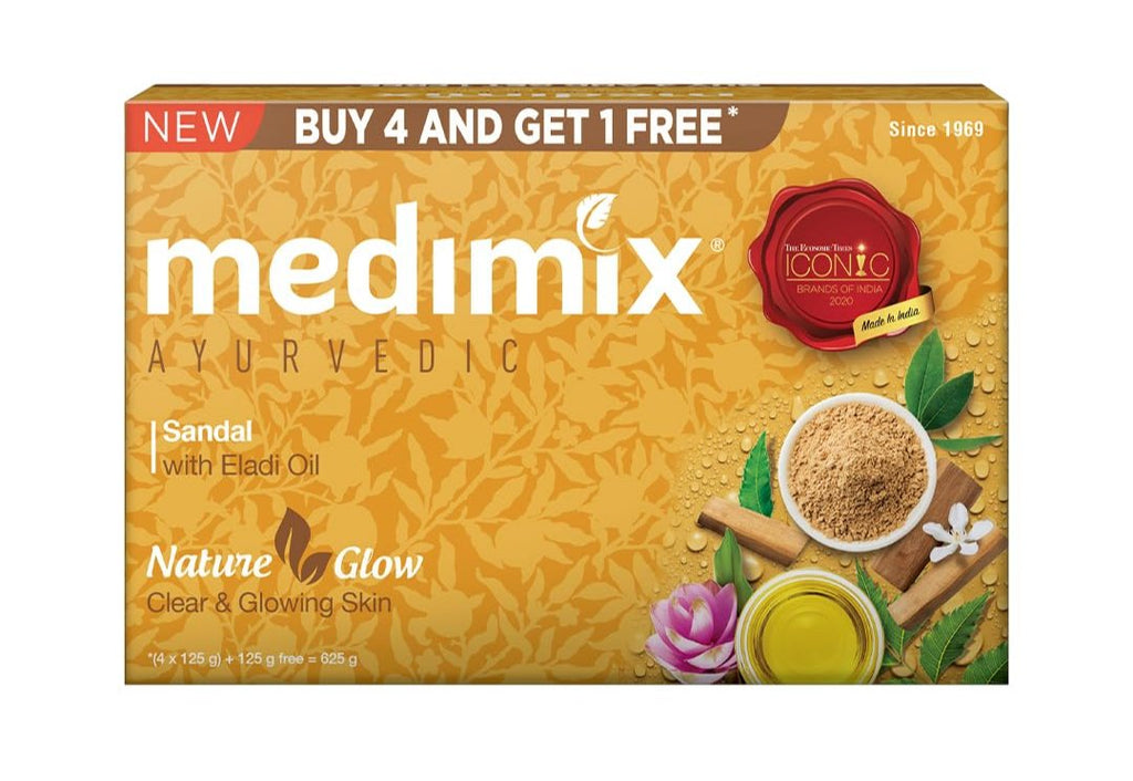 Medimix Ayurvedic Sandal with Eladi Oil - 125g - salpers