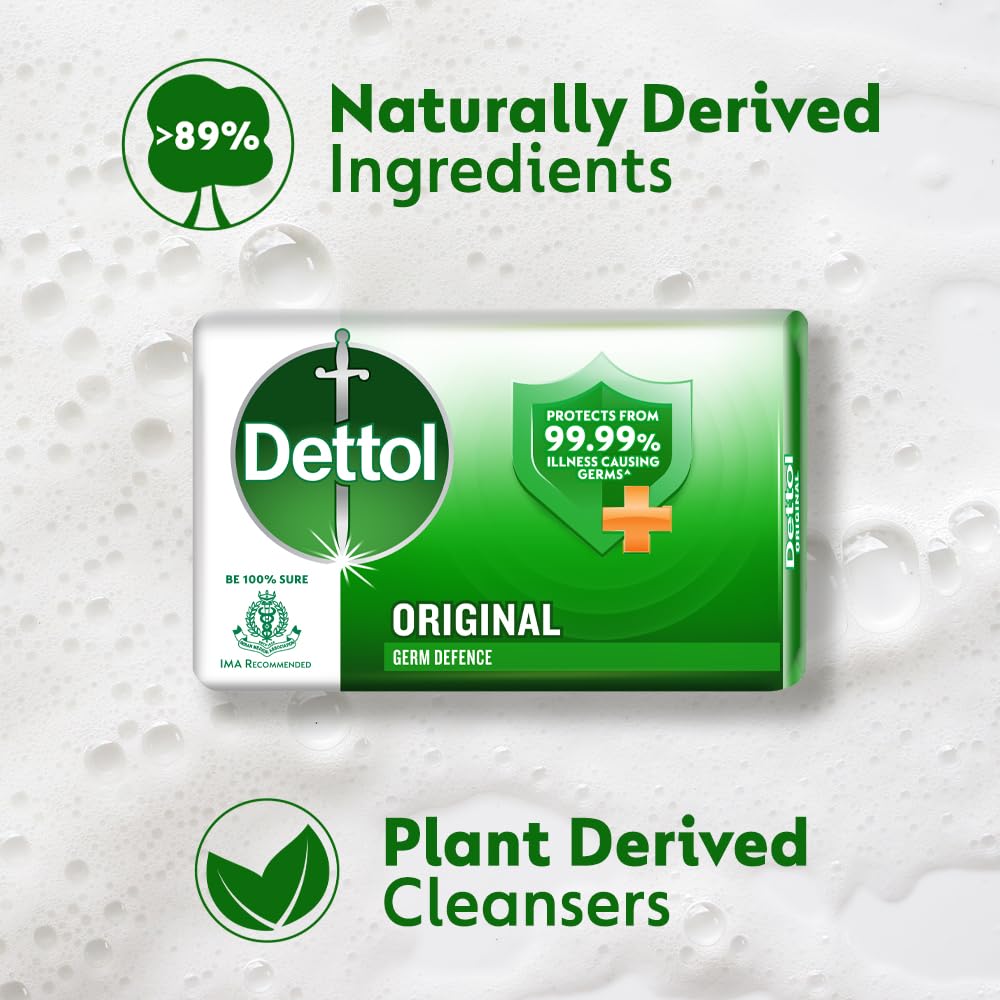 Dettol Soap Original - Cream Defence - 120g - salpers