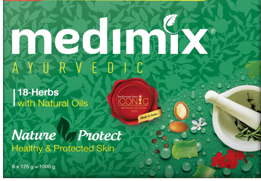 Medimix Ayurvedic 18 Herbs with Natural Oil - 125g - salpers