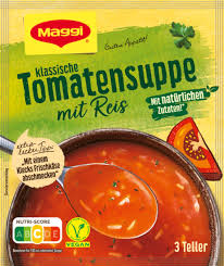 Maggi Tomato Soup mit Reis - 2 Portion - salpers