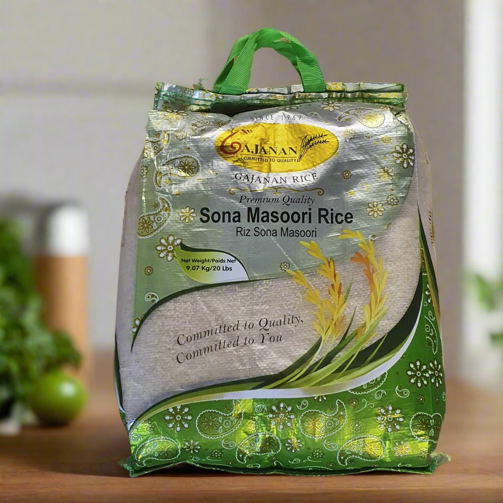 Gajan Sona Masoori Rice - 10kg - salpers