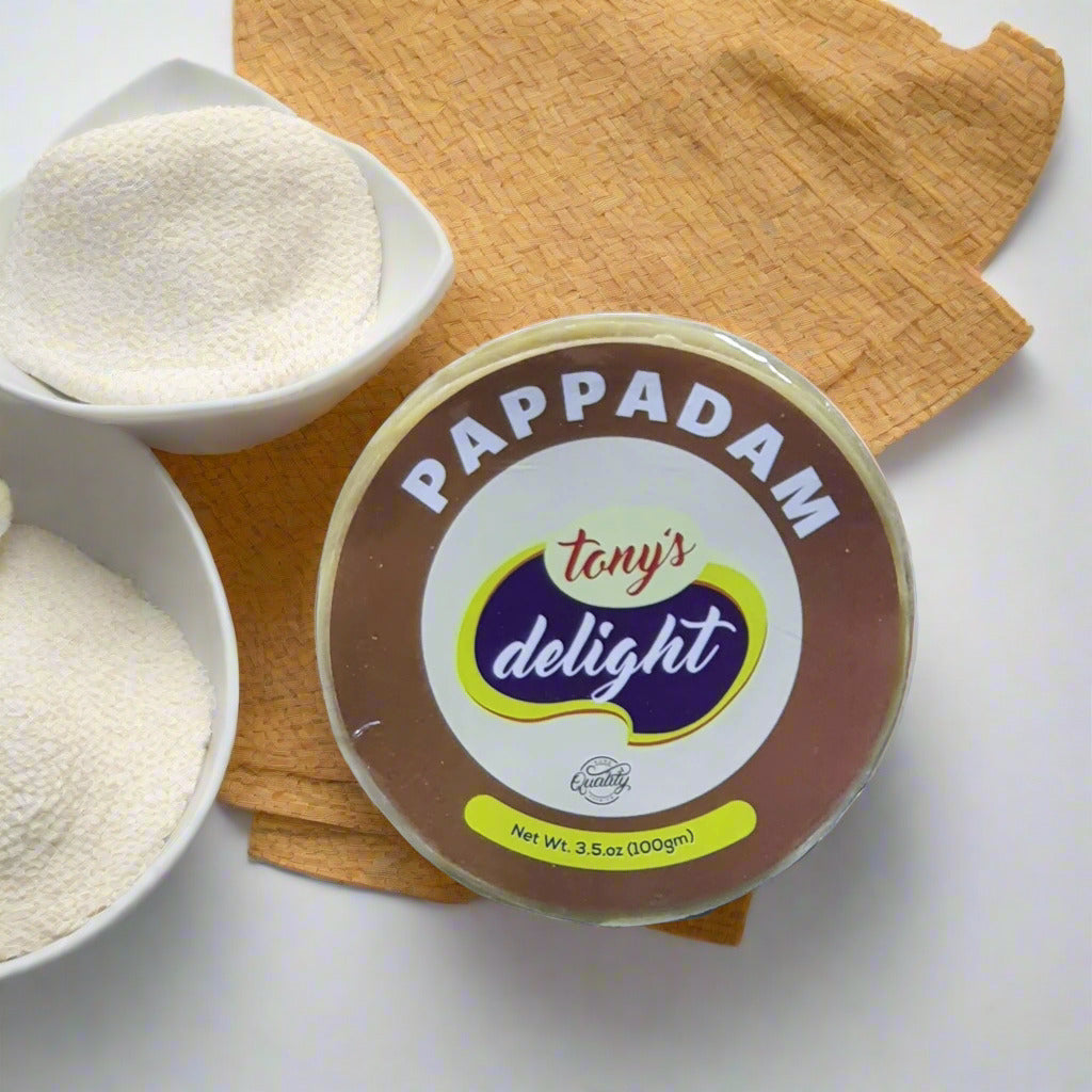 Tonny Delight Urid Jeera Papad - 100g - salpers