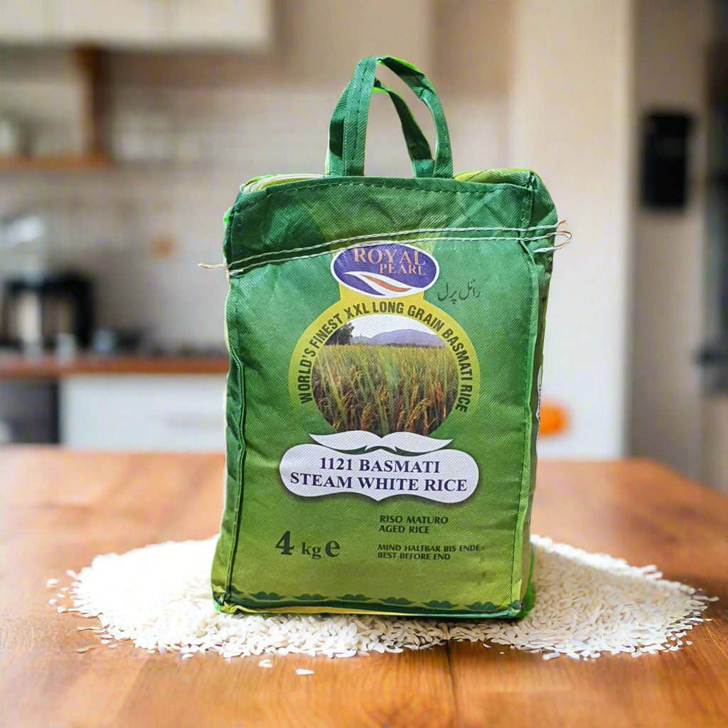 Royal Perl XXL Long Grain Basmati Rice - 4Kg - salpers