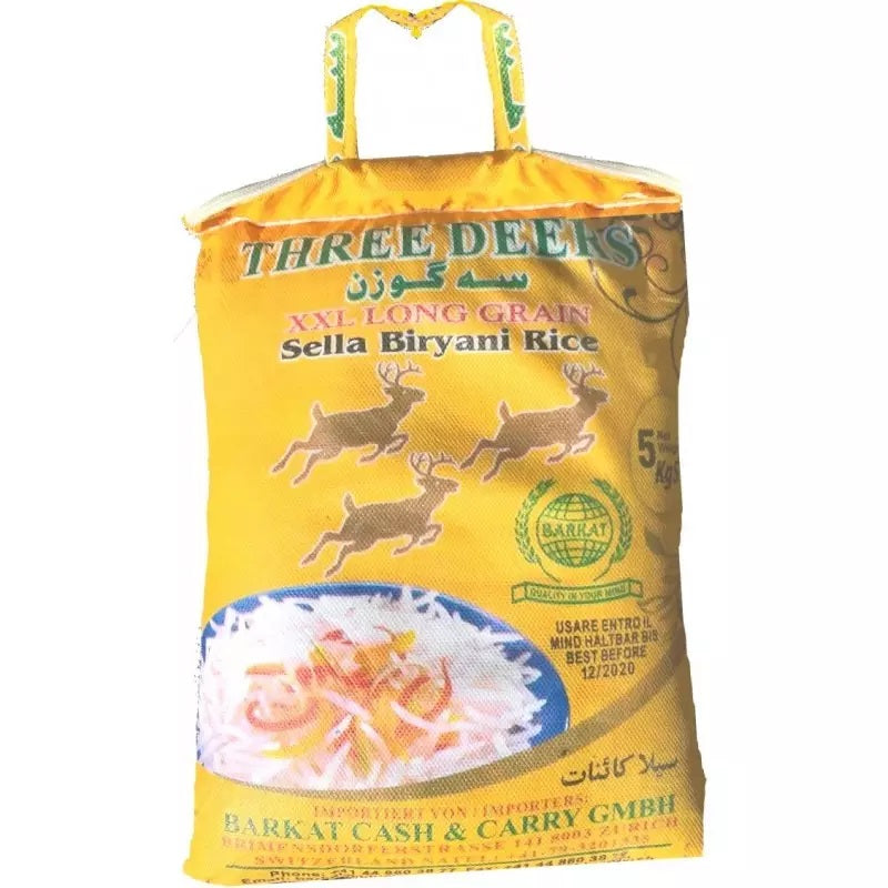 Barkat Three Deer Sella Biryani Rice - 1kg - salpers.ch