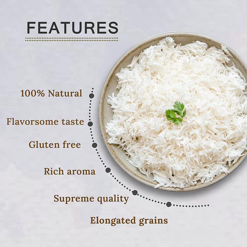 Lal Qila Whiteline Classic Basmati Rice - 1KG - salpers.ch