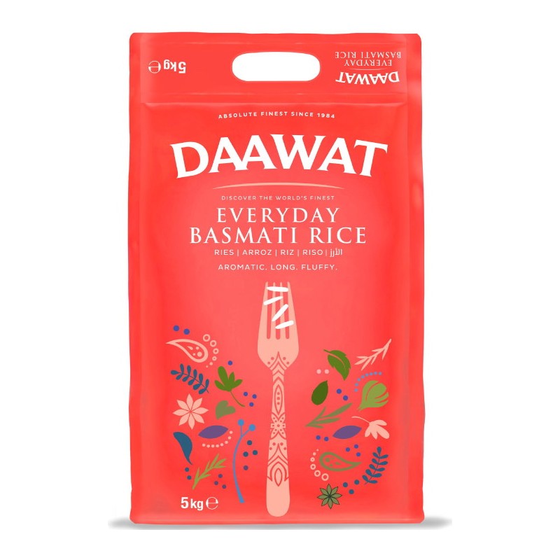 Daawat Everyday Basmati Rice - 5KG - salpers.ch